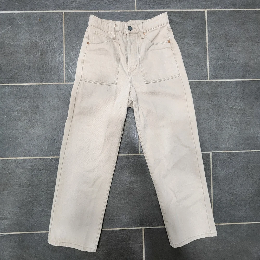BLANKNYC Baxter High Waist Straight Crop Jeans